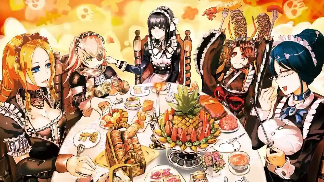 Обложка от аниме Повелитель: Чаепитие служанок