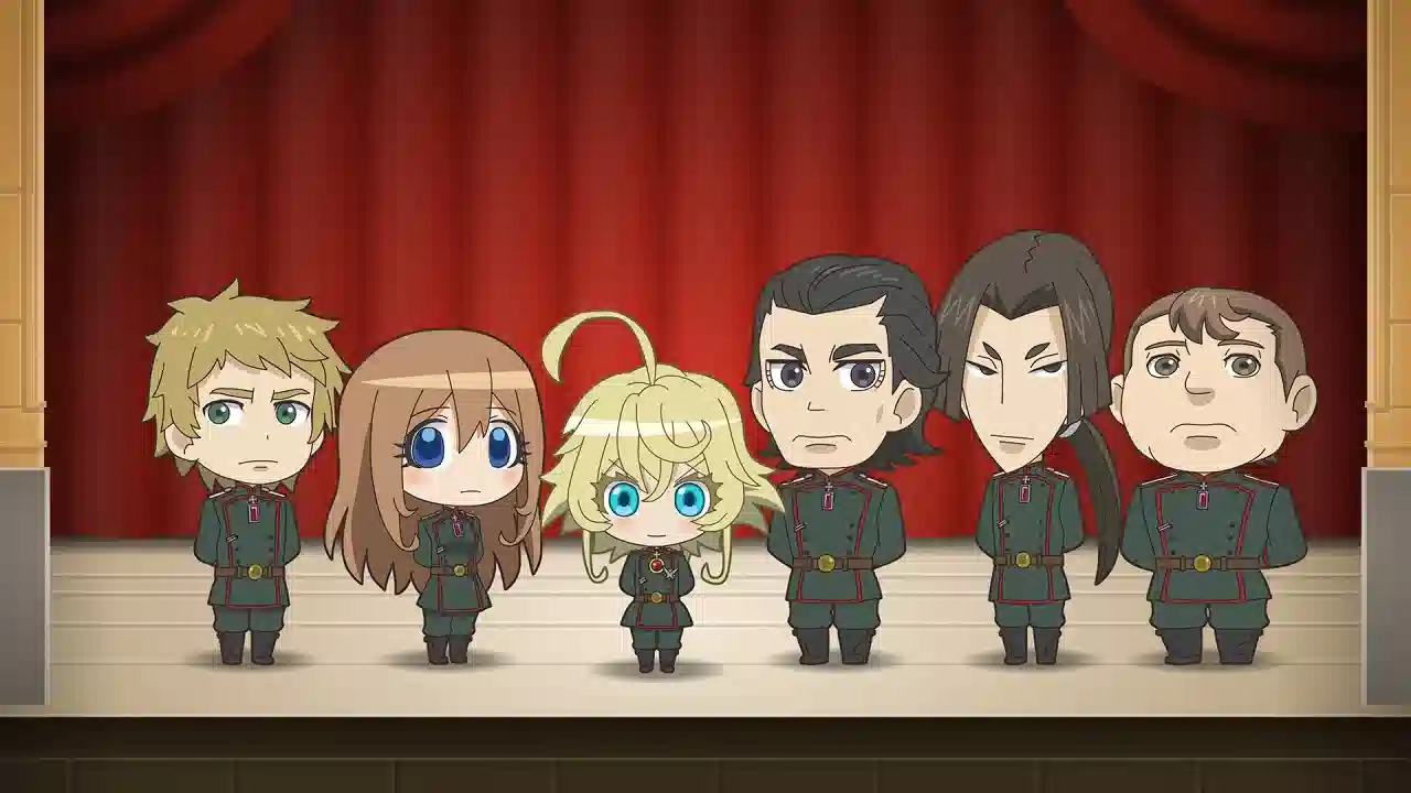 Обложка от аниме Военная хроника маленькой девочки. Фильм: Урок хороших манер